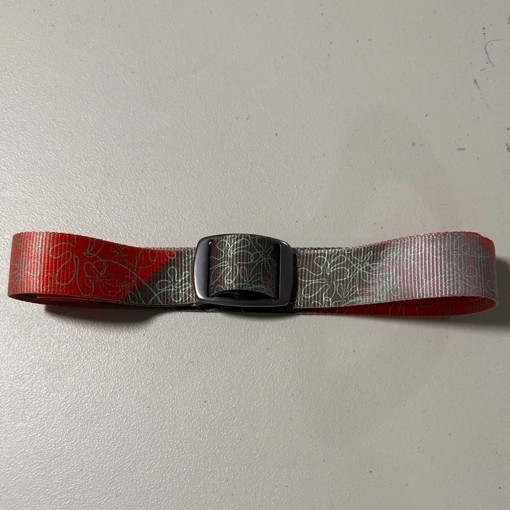 Croakies Nylon Orange Green Artisan Belt Outdoor Gorpcore Hiking Camping